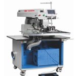 Máquina de costura con láser de corte
