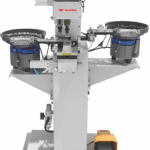 Máquina para colocación de botones metálicos para Jeans